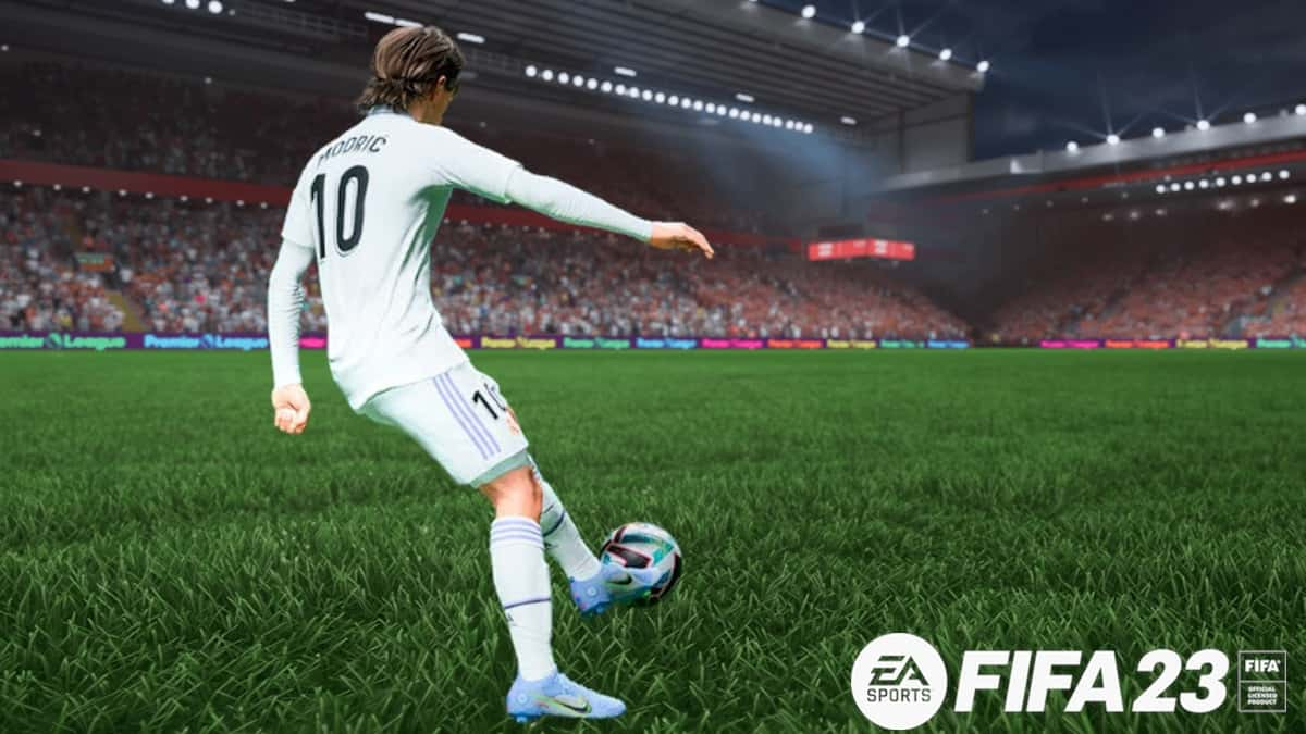 Trivela shot fifa 23 modric