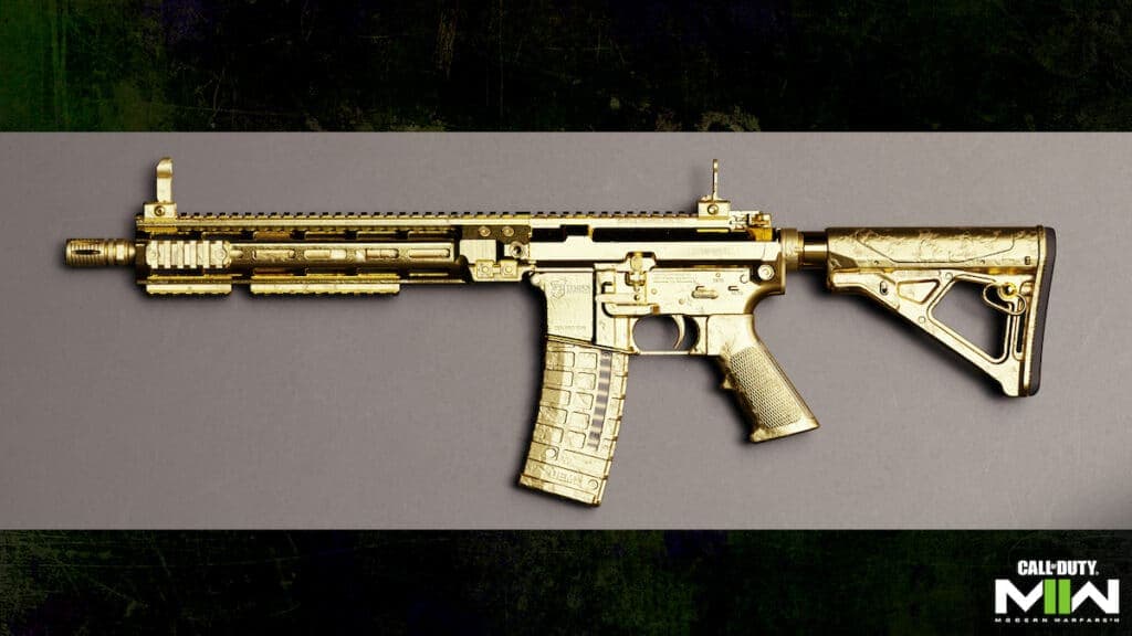 Modern Warfare 2 Gold camo