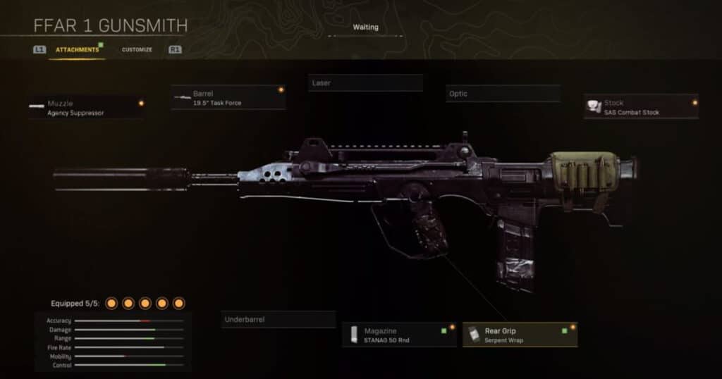 Warzone FFAR loadout attachments