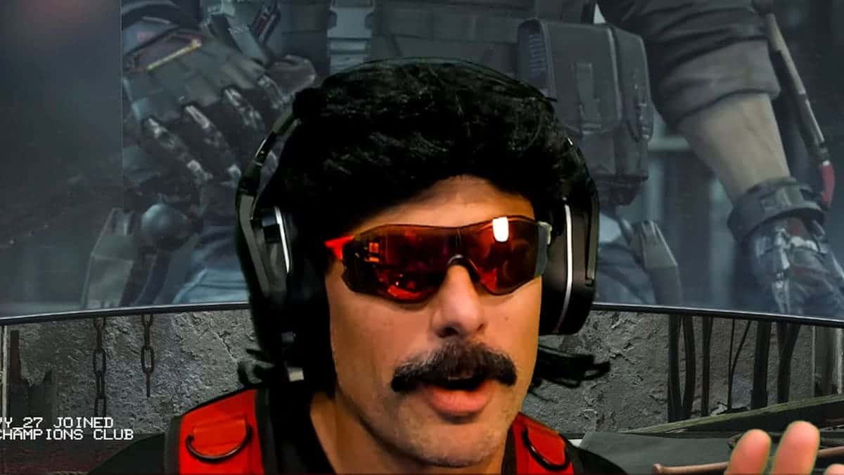 Dr Disrespect discussing an advanced warfare 2 battle royale