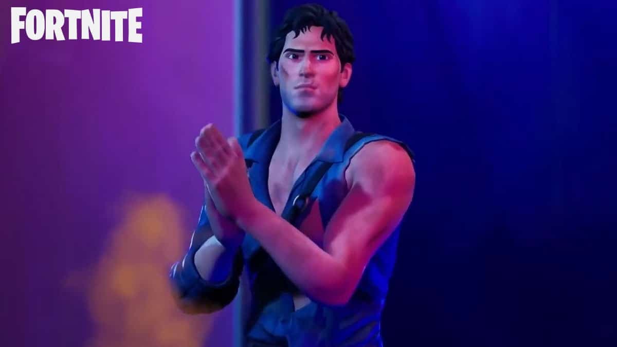 Ash Williams in Fortnite Fortnitemares event