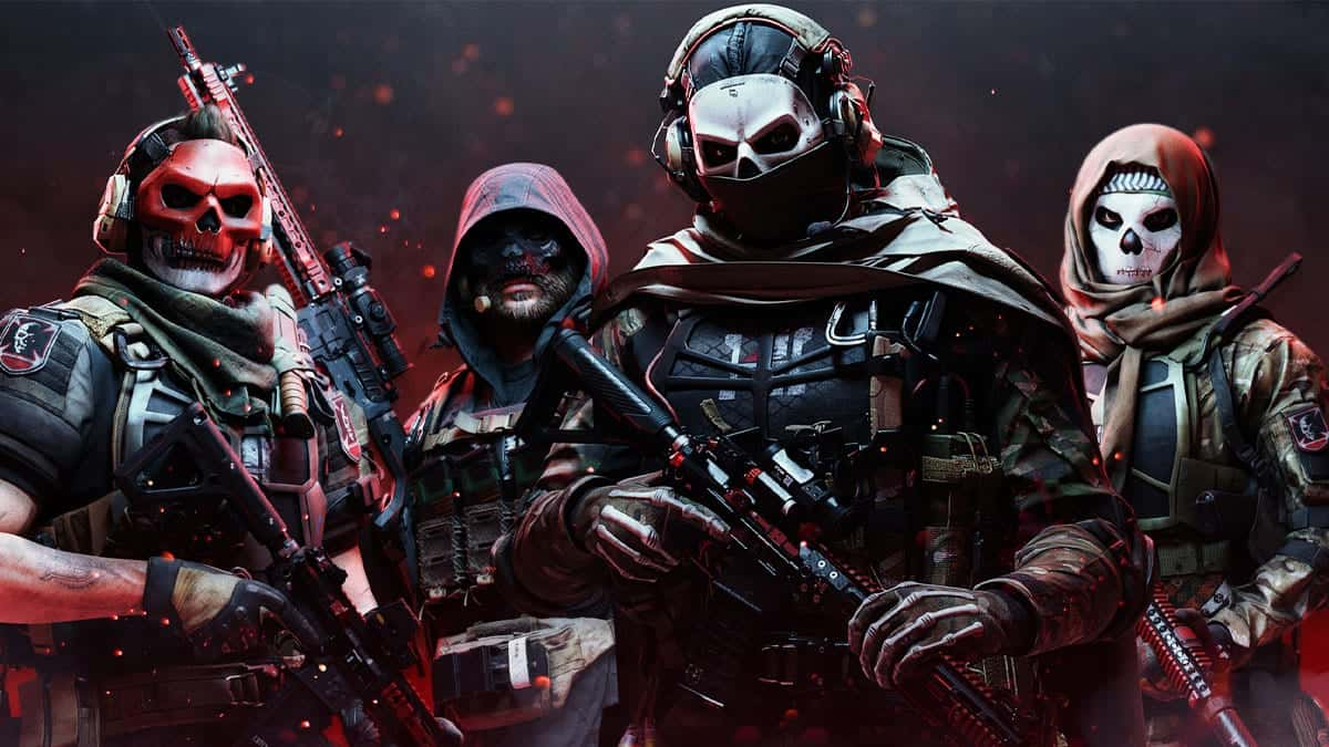 Price, Ghost, Farah and Soap Modern Warfare 2 Red Team 141 Operator skins