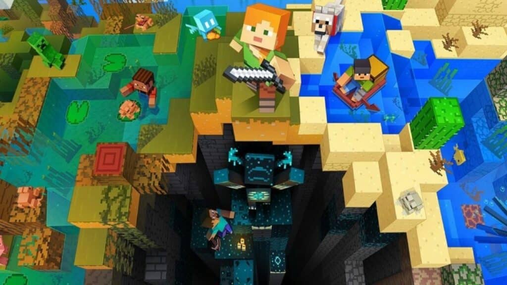 Minecraft official art work