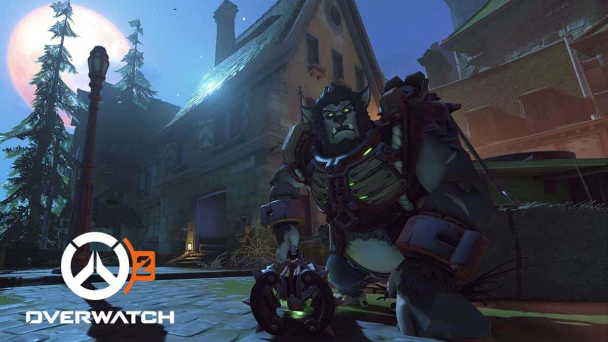 werewolf winston halloween skin in overwatch 2