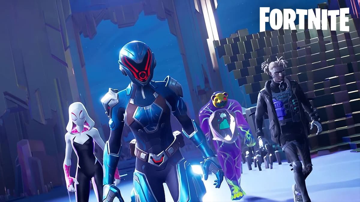 Fortnite characters walking