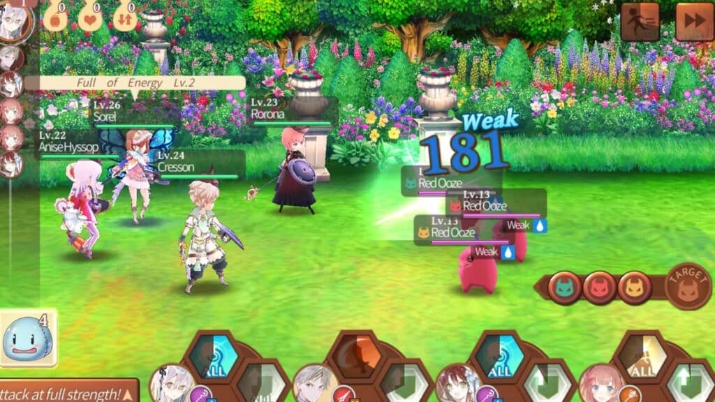 Atelier Online combat gameplay