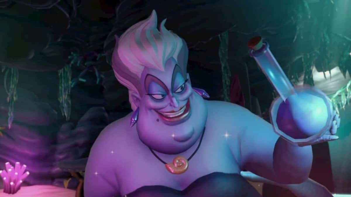 ursula holding potion