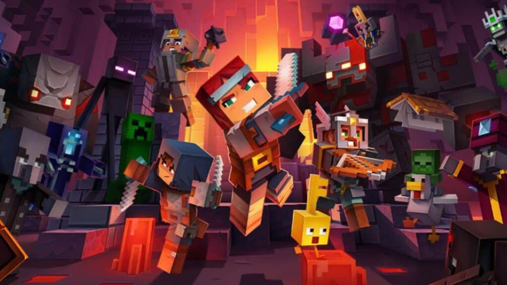 Minecraft Dungeons official art work