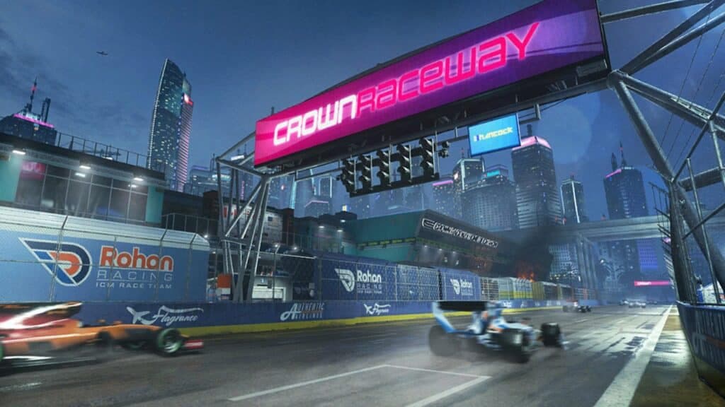 crown raceway modern warfare 2 map