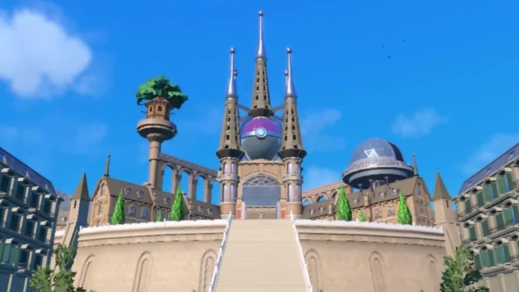 pokemon scarlet violet league building