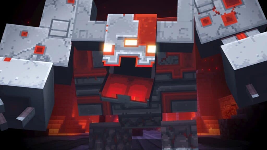 Redstone Golem in Minecraft Dungeons