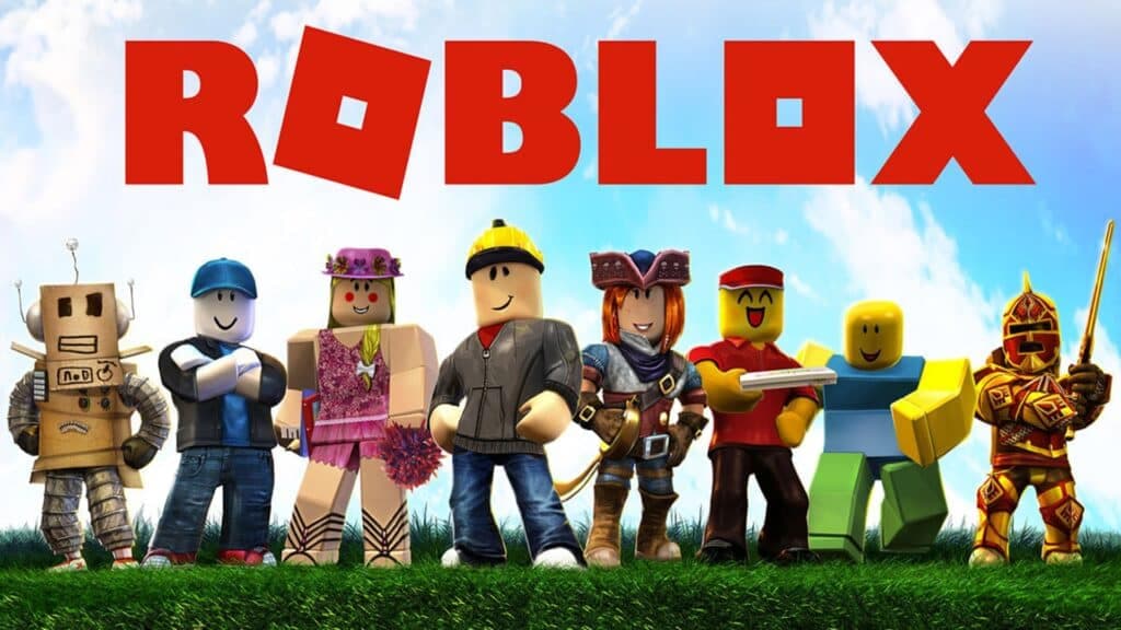 Roblox promo art featuring cartoon-like characters