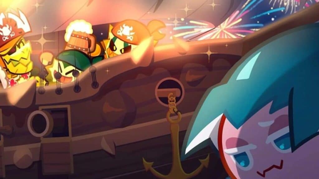 Sorbet Shark featured in Cookie Run Kingdom cut scene