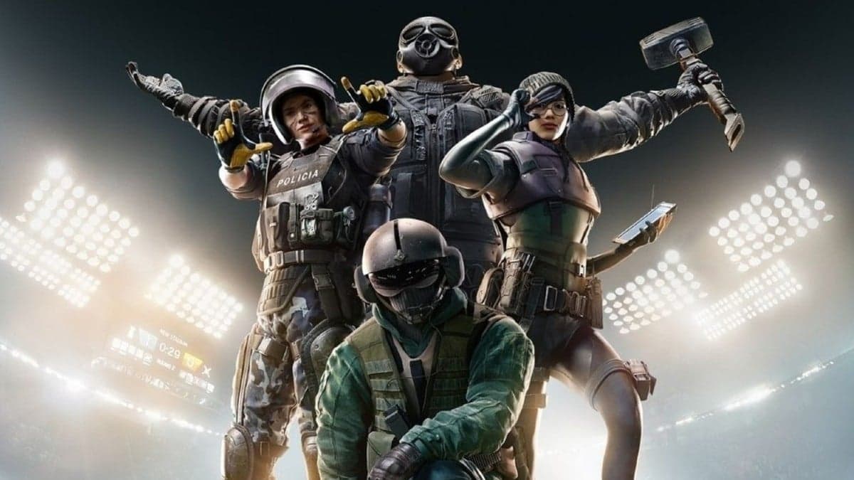 Operators in Rainbow Six Siege posing