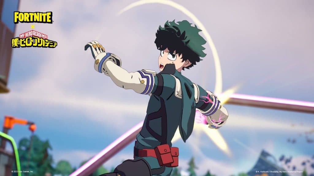 My Hero Academia's Deku's Smash in Fortnite