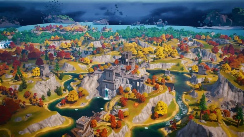 Fortnite Chapter 4 medieval map 