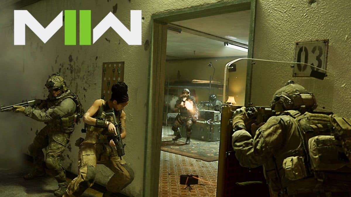 cod mw2 operators storming room