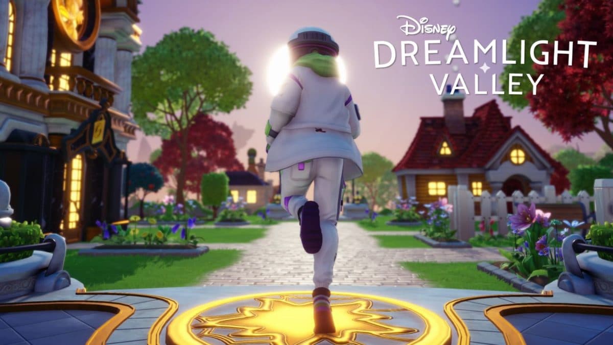 disney dreamlight valley character running