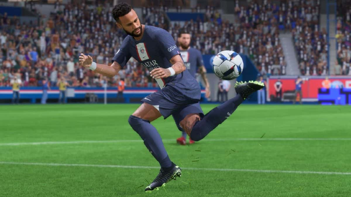 neymar doing flick trick in fifa 23