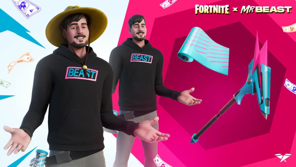 fortnite mrbeast bundle content