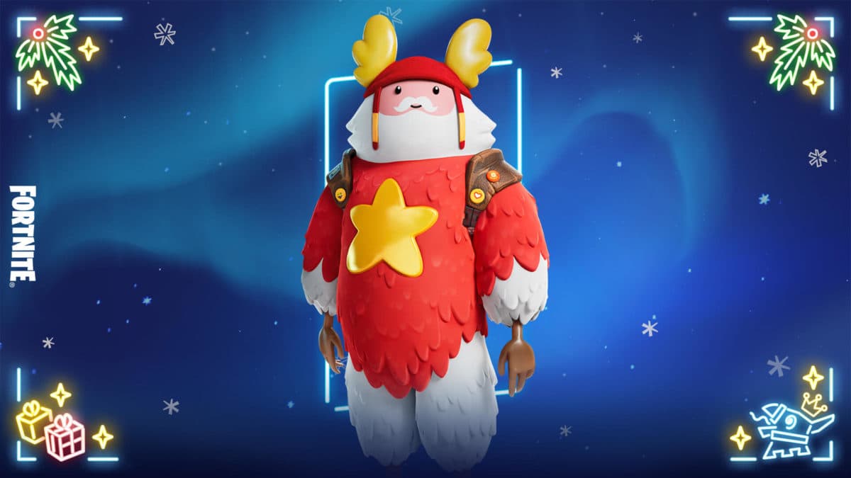 fortnite winterfest guff gringle outfit