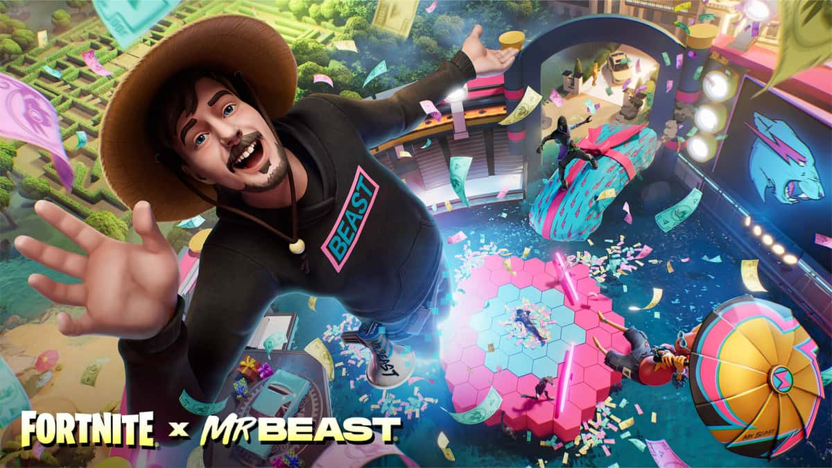 youtuber mrbeast in fortnite chapter 4