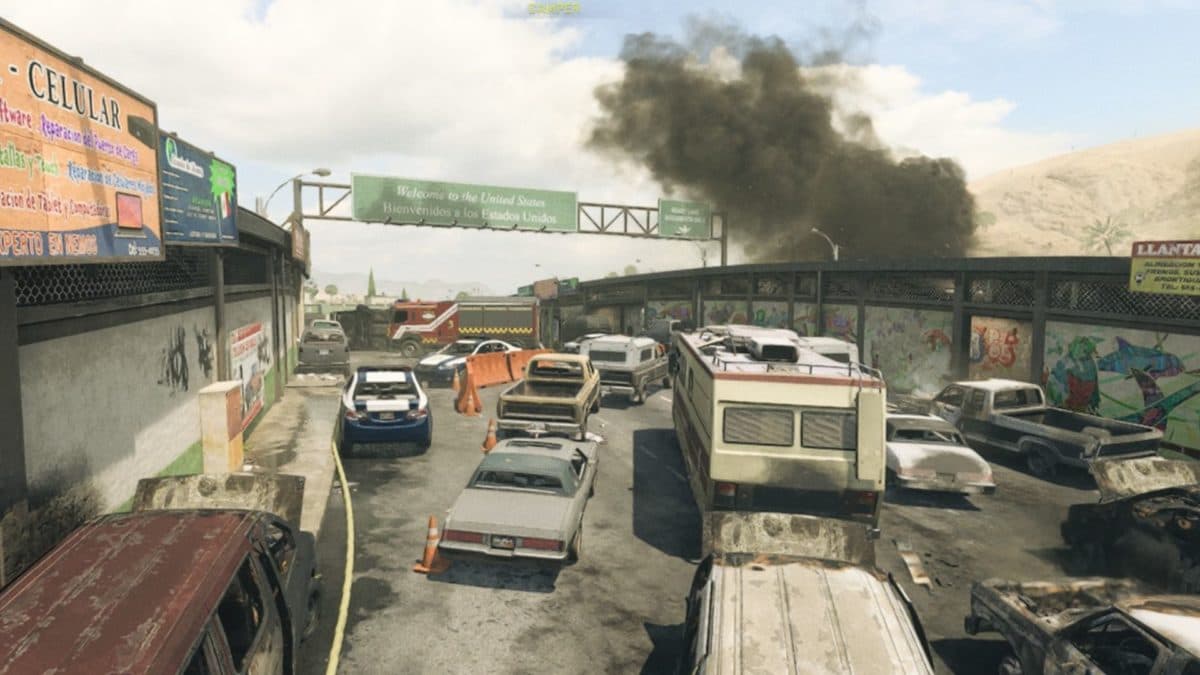 santa sena border crossing map in modern warfare 2