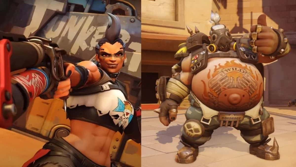 junker queen and roadhog in overwatch 2