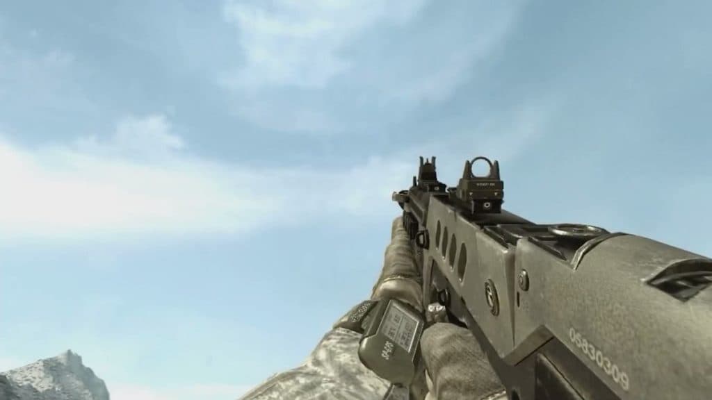 tar-21 in modern warfare 2 2009