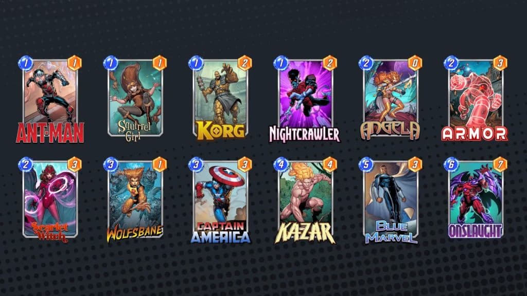 Kazar deck in Marvel Snap for beginners