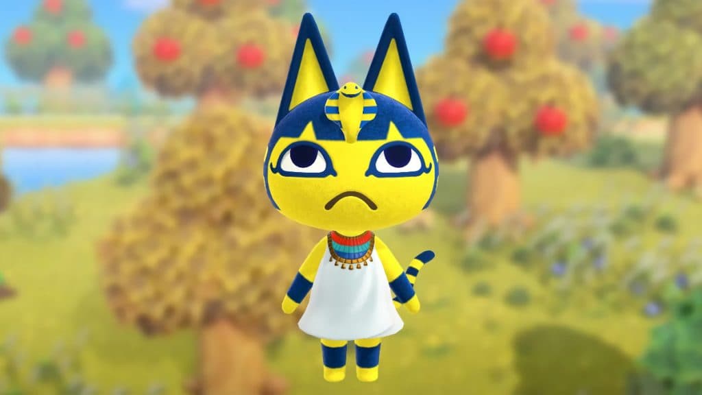 Ankha in Animal Crossing: New Horizons