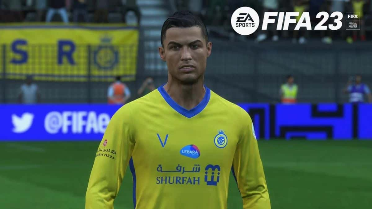 Ronaldo in Al-Nassr kit in FIFA 23