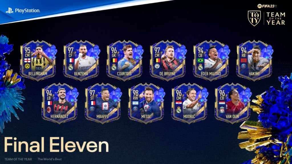 FIFA 23 TOTY squad