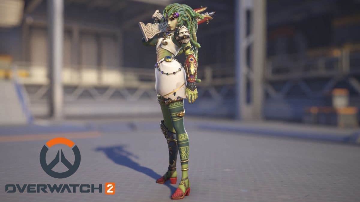 Widowmaker Medua skin in Overwatch 2