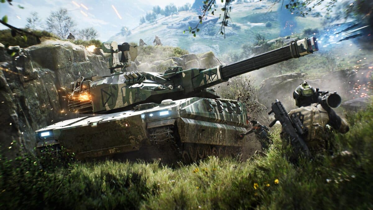 tank firing in battlefield 2042