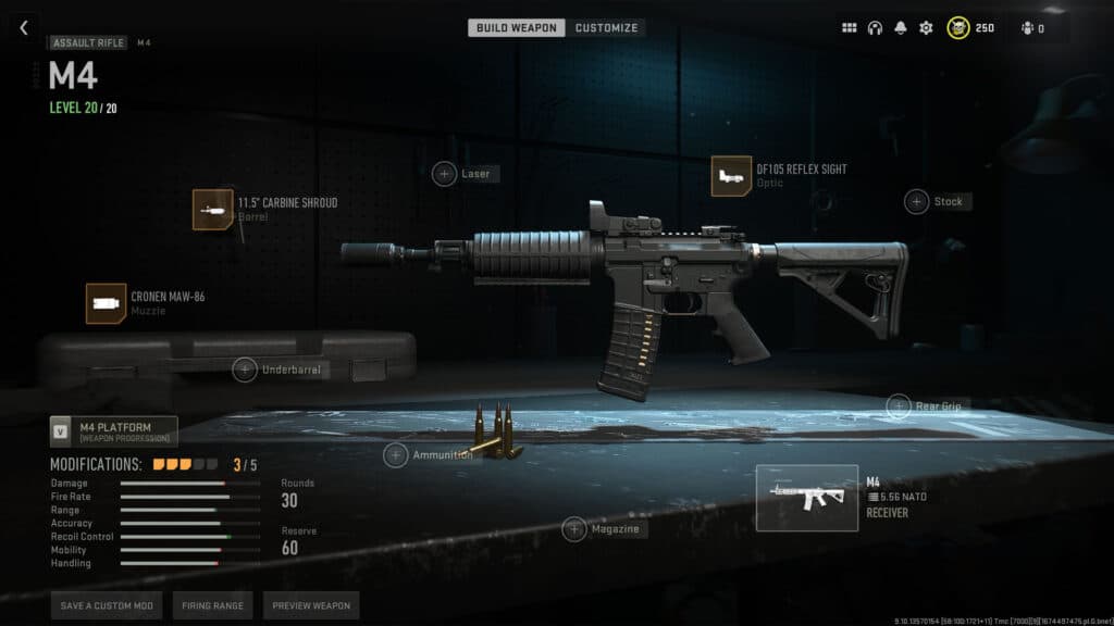 black ops commando m4 build in modern warfare 2