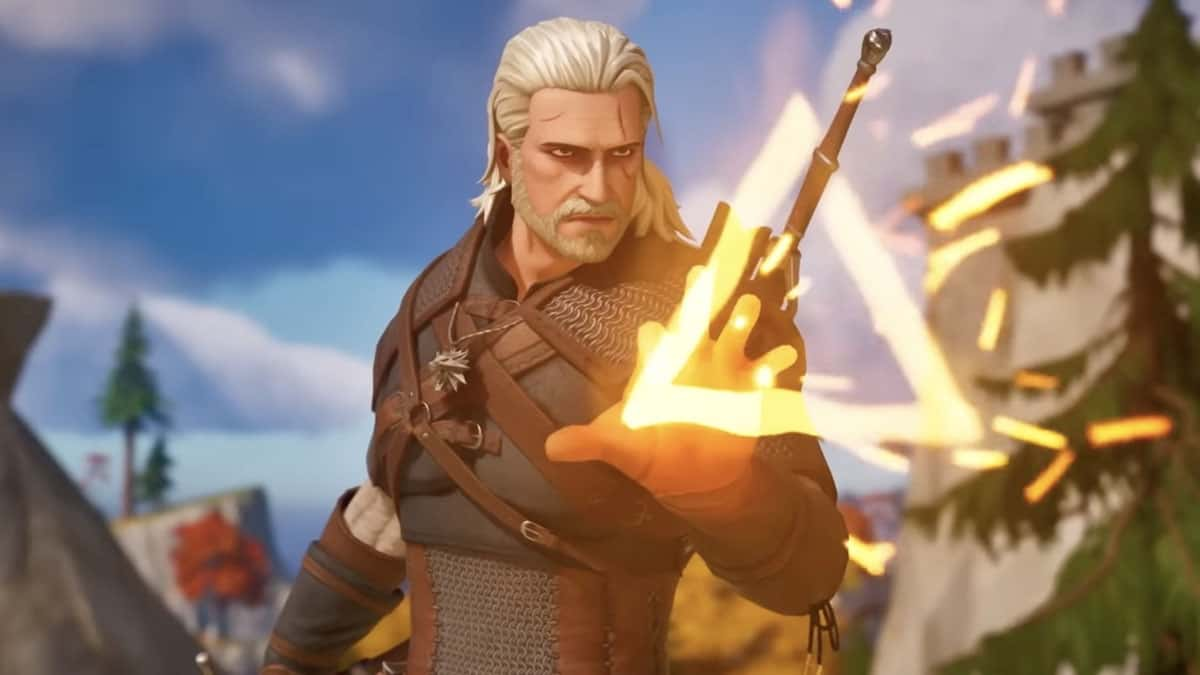 Geralt of Rivia in Fortnite