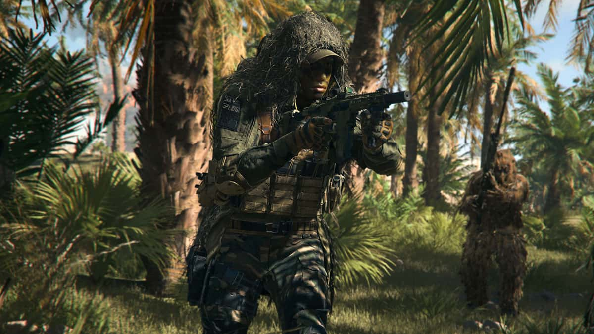 Gaz in a Ghillie Suit in Modern Warfare 2