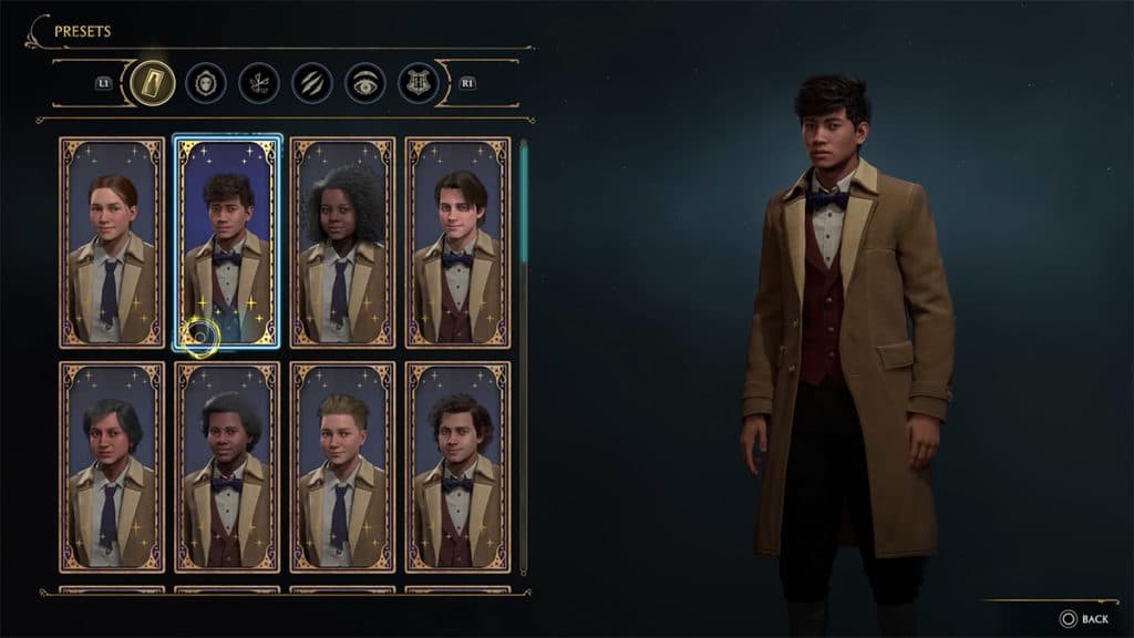 Hogwarts Legacy character creation