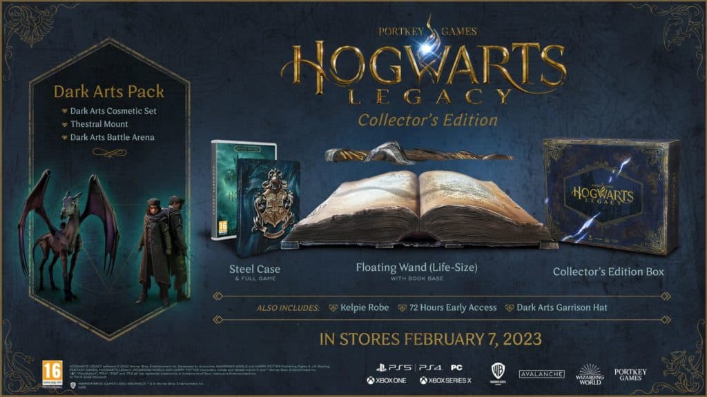 hogwarts legacy collector's edition