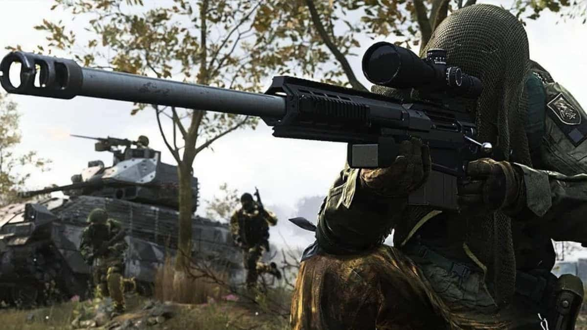 modern warfare 2 operator using sniper