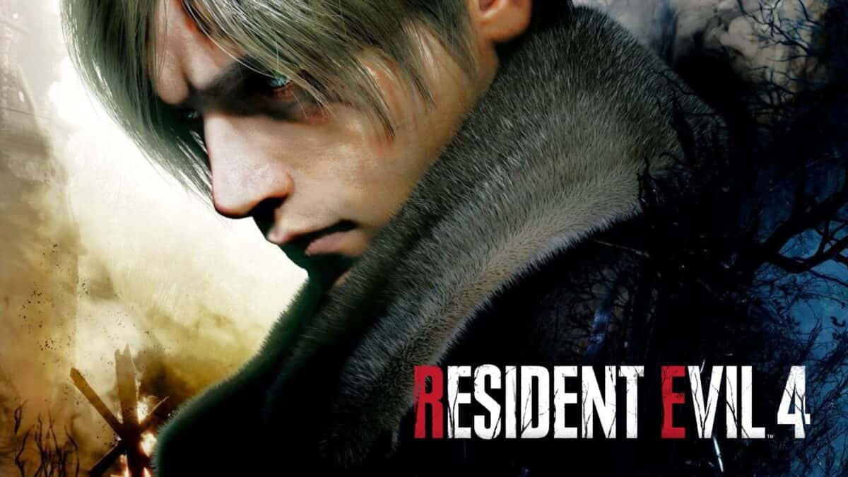 leon kennedy in resi 4 cover art