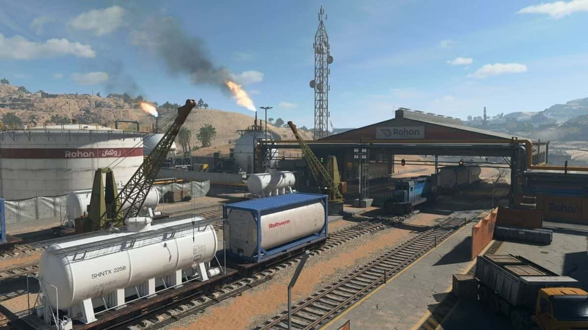 train in cod warzone 2 al mazrah map