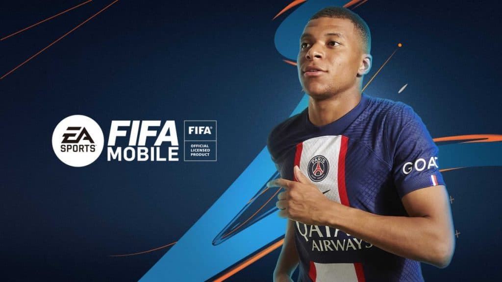 Kylian Mbappe on FIFA Football artwork