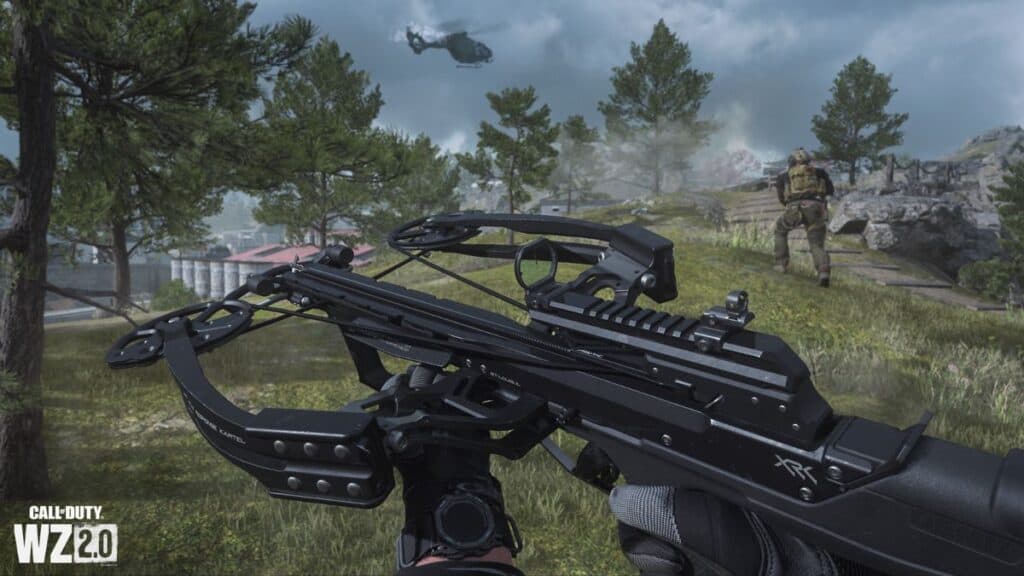 Warzone 2 player using Crossbow