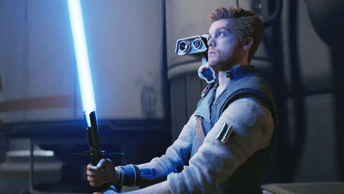 Cal Kestis with Lighsabre in Star Wars Jedi: Survivor