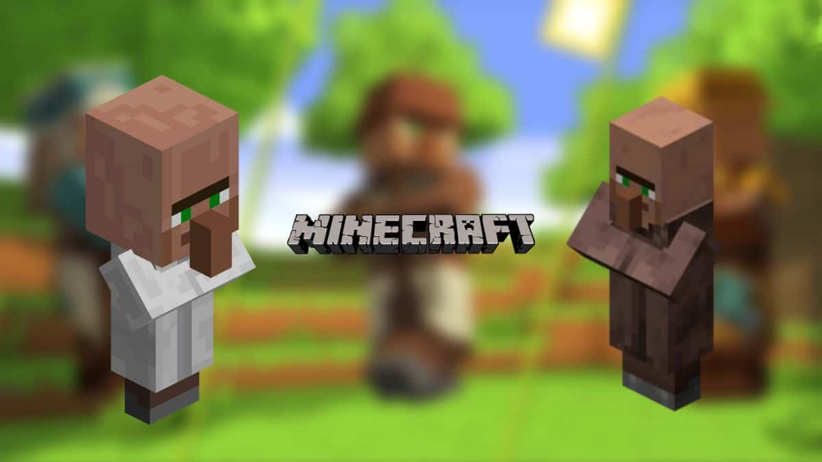 Villagers in Minecraft