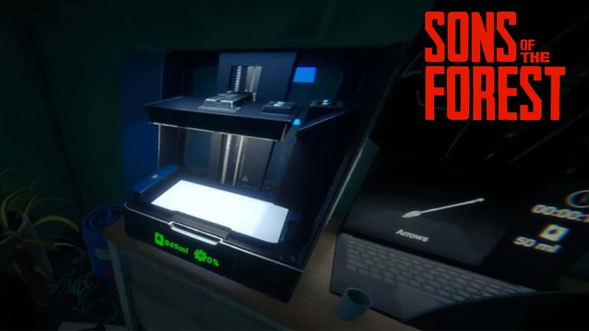 3D Printer in Sons of the Forest