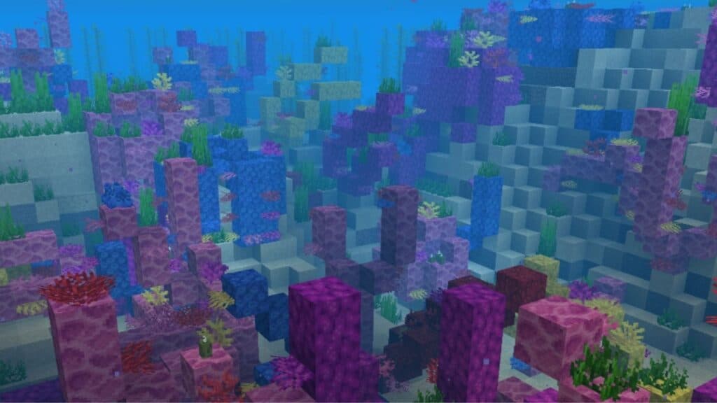 Deep ocean in Minecraft