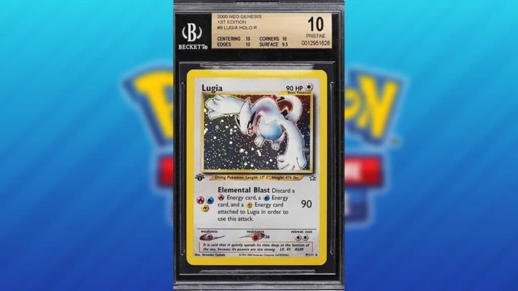 Lugia 1st Edition Neo Genesis card